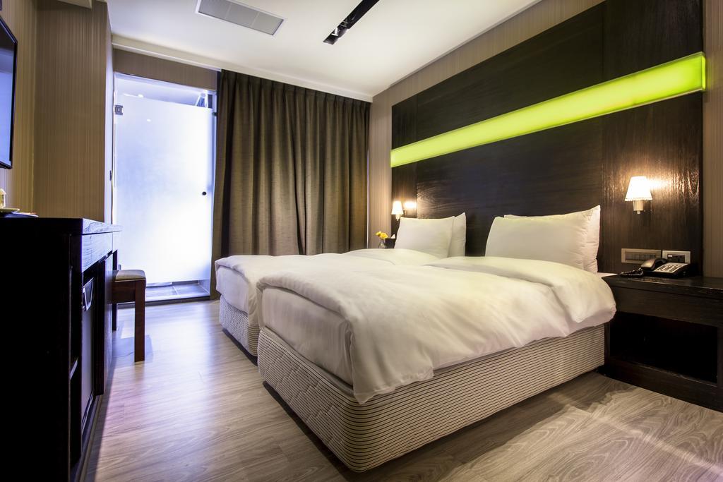 Hotel Cube Taichung Exterior foto